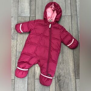 REI Goose Down Infant Bunting Girls 0-6 Months